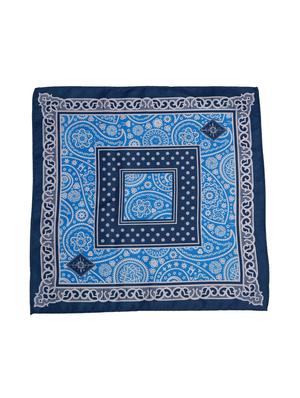 blue micro fiber pocketsquare - 12114803 - Standard Image - 2