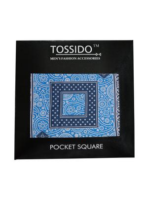 blue micro fiber pocketsquare - 12114803 - Standard Image - 3
