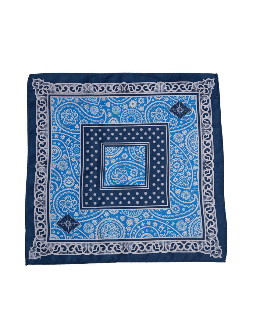 blue micro fiber pocketsquare - 12114803 - Zoom Image - 2