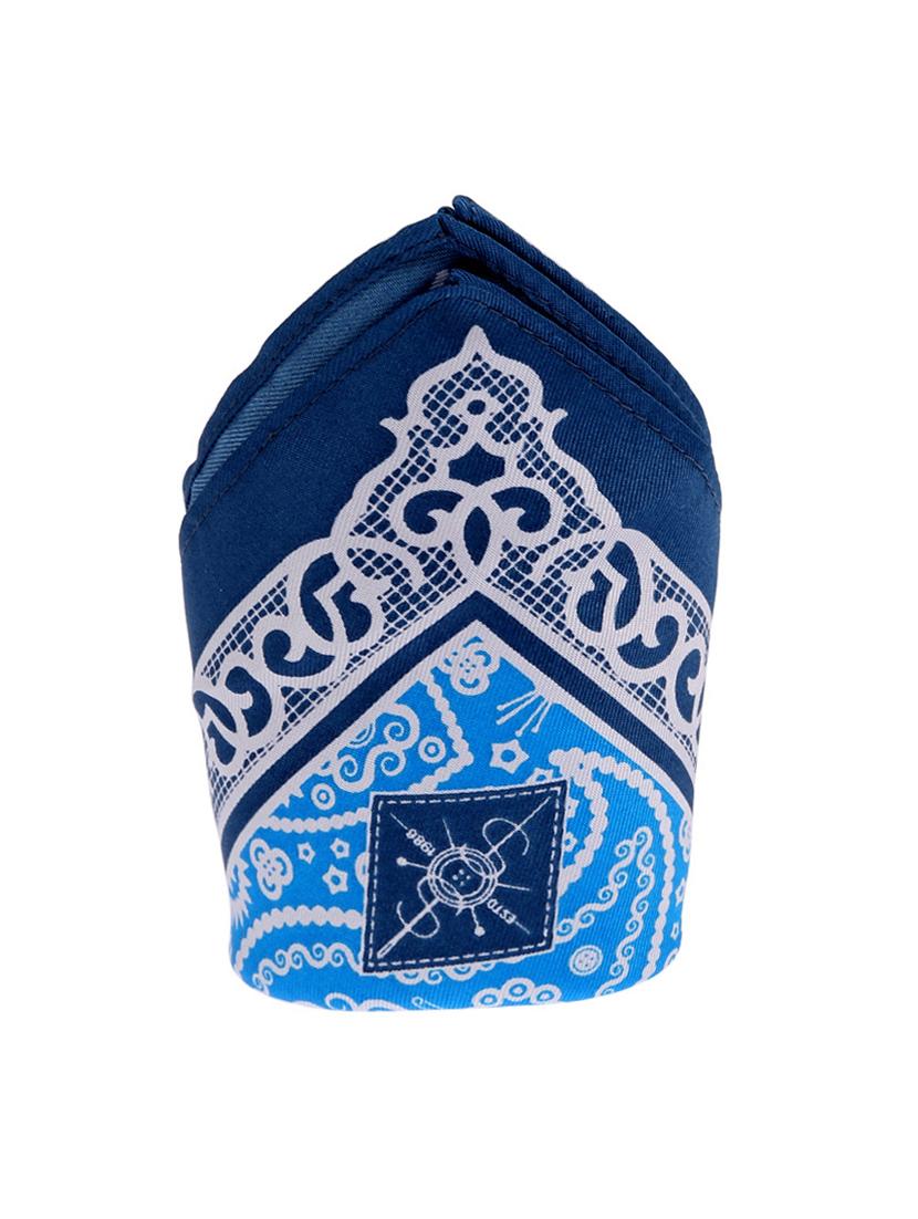 blue micro fiber pocketsquare - 12114803 - Zoom Image - 5
