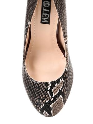 brown patent leather pump - 12115440 - Standard Image - 4