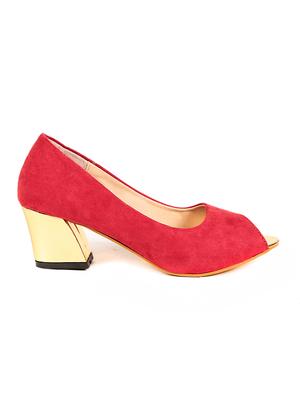 red suede sandal - 12115446 - Standard Image - 2