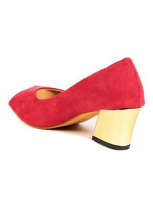 red suede sandal - 12115446 - Standard Image - 3
