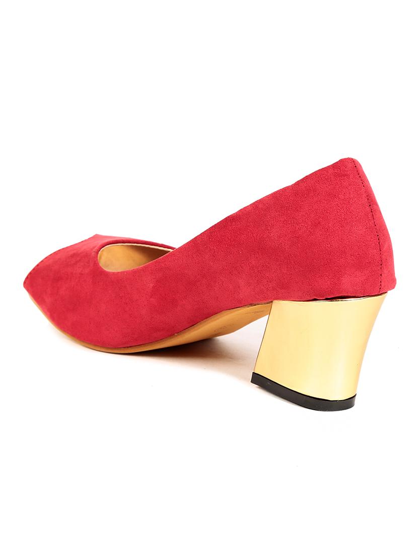 red suede sandal - 12115446 - Zoom Image - 3