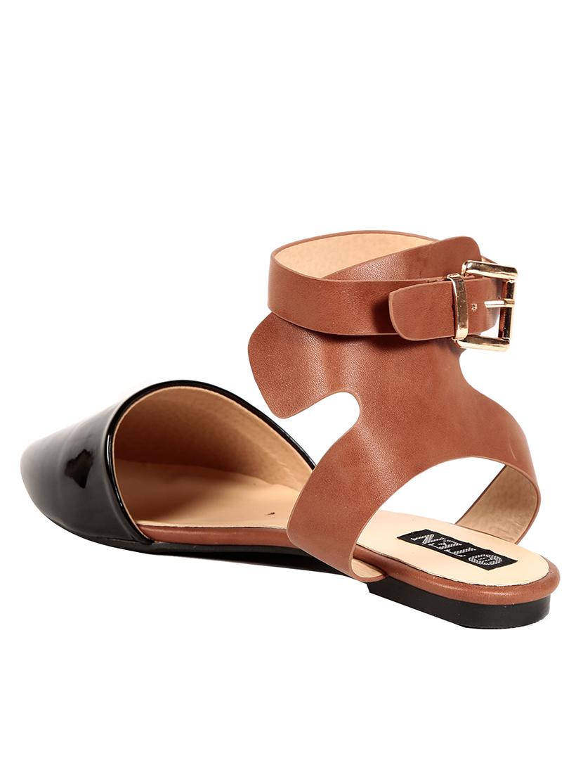 black patent leather sandal - 12115454 - Zoom Image - 3