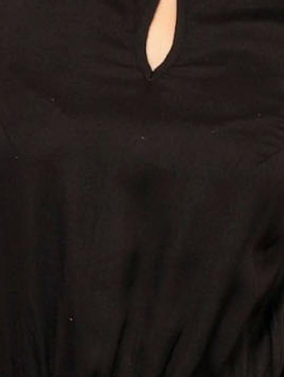 keyhole neckline drawstring jumpsuit - 12124626 - Zoom Image - 4