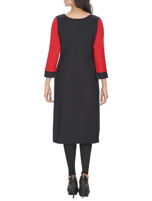white viscose straight kurta - 12127084 - Standard Image - 3