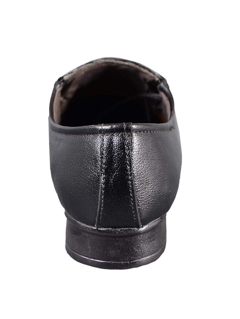 black leatherette slip on - 12129951 - Zoom Image - 3