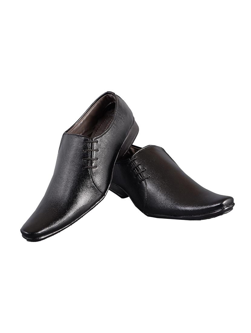 black leatherette slip on - 12129951 - Zoom Image - 4