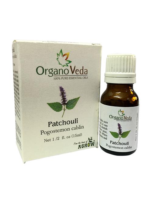 organo veda patchouli esssential oil, acne control , 15ml - 12133116 - Standard Image - 1