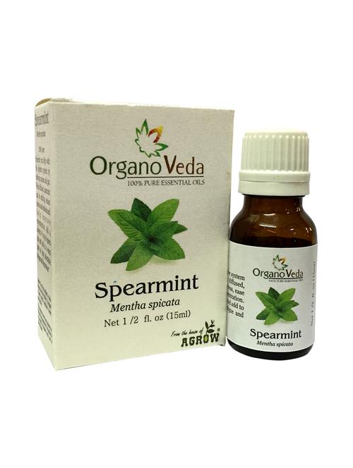 organo veda spearmint esssential oil, refreshing, 15ml - 12133119 - Standard Image - 1