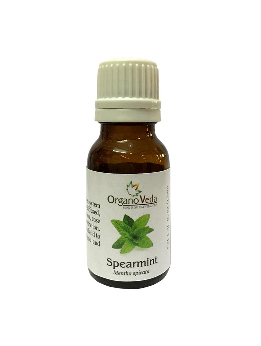 organo veda spearmint esssential oil, refreshing, 15ml - 12133119 - Zoom Image - 2