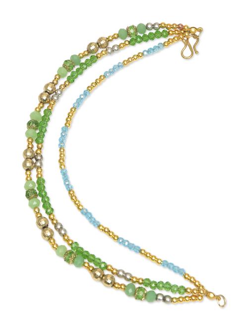 multicolored acrylic beads anklet - 1213858 - Standard Image - 1