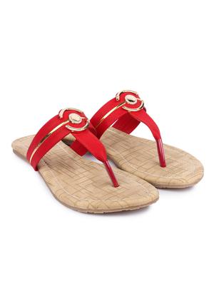 red suede sandal - 12143866 - Standard Image - 3