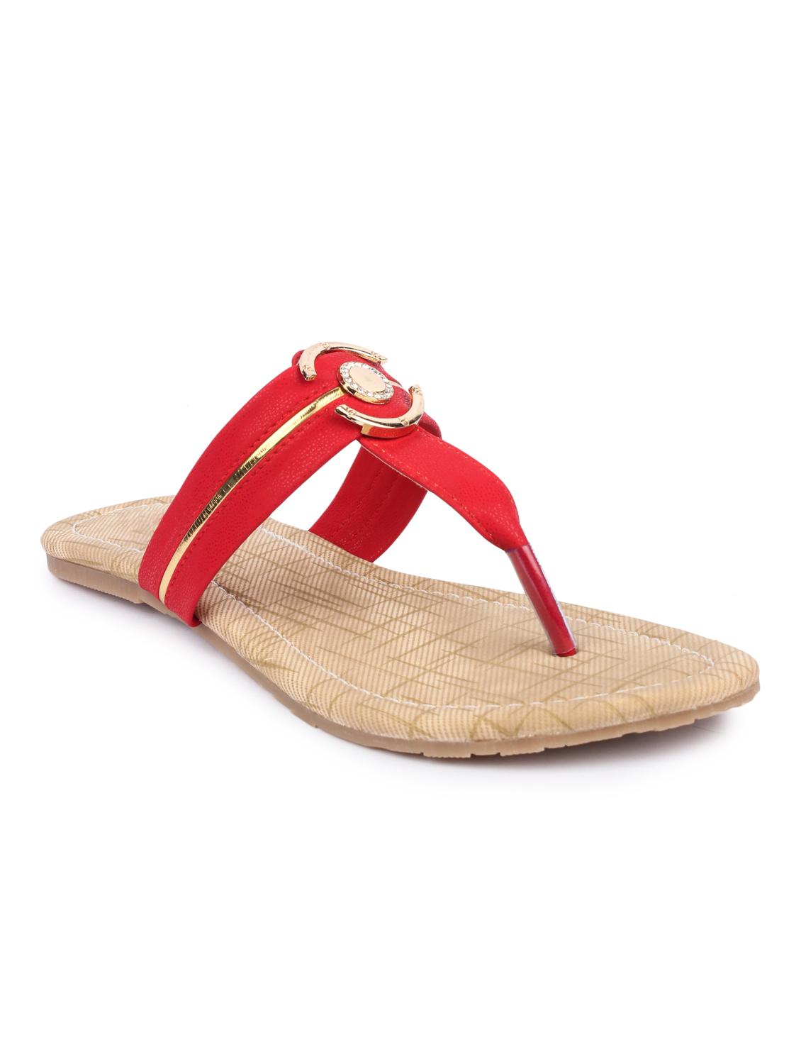 red suede sandal - 12143866 - Zoom Image - 1