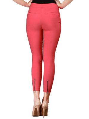 peach cotton jegging - 12150246 - Standard Image - 3