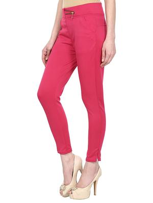pink cotton jegging - 12150266 - Standard Image - 2