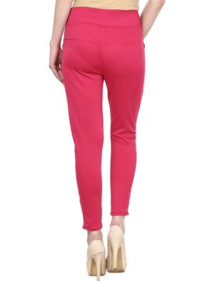 pink cotton jegging - 12150266 - Standard Image - 3