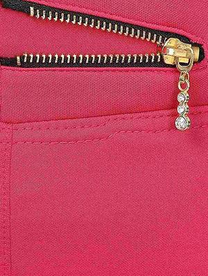 pink cotton jegging - 12150266 - Standard Image - 4