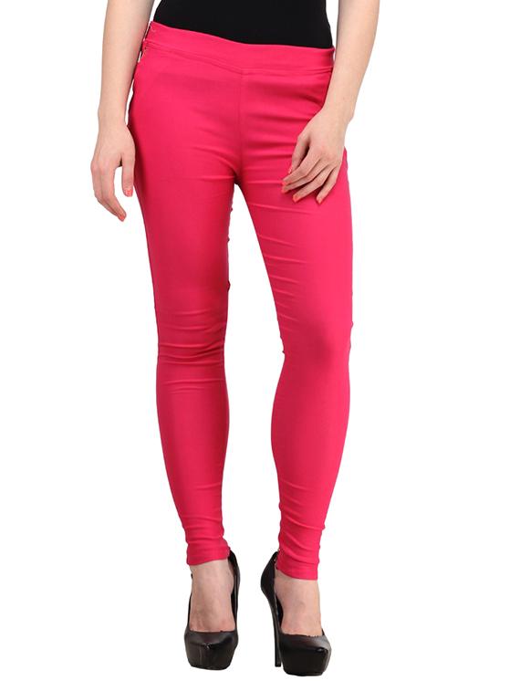pink cotton jegging - 12150283 - Zoom Image - 1