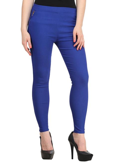 blue cotton jeggings - 12150287 - Standard Image - 1