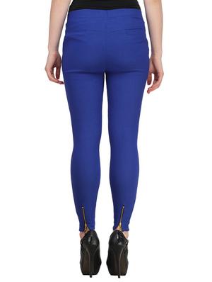 blue cotton jeggings - 12150287 - Standard Image - 2