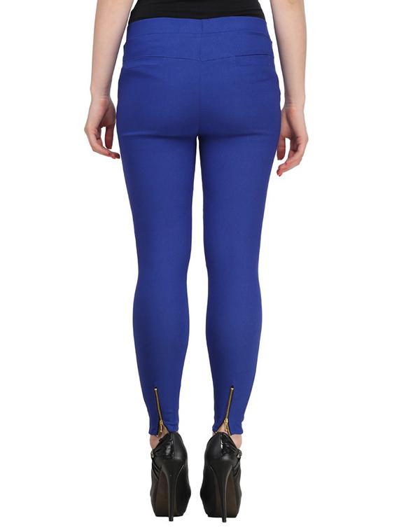 blue cotton jeggings - 12150287 - Zoom Image - 2