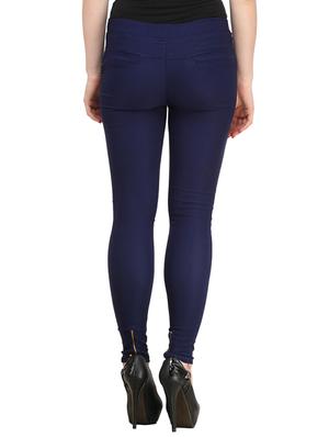 navy blue cotton jeggings - 12150291 - Standard Image - 2