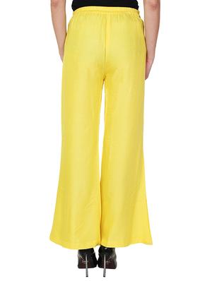 high rise solid palazzo - 12150293 - Standard Image - 3