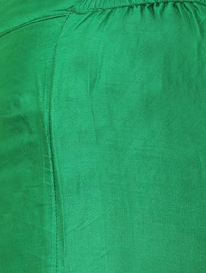 green viscose palazzos - 12150299 - Standard Image - 4