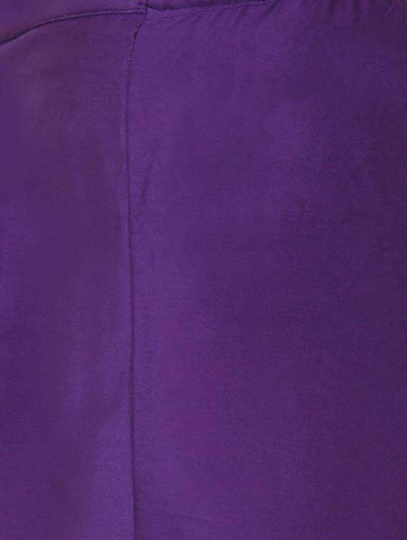 purple viscose palazzos - 12150304 - Zoom Image - 4