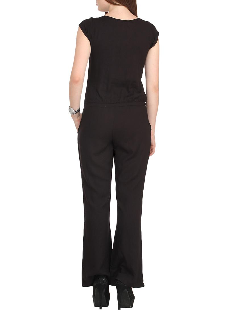 button up drawstring jumpsuit - 12150430 - Zoom Image - 3