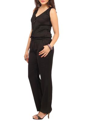 button-up drawstring jumpsuit - 12150478 - Standard Image - 2