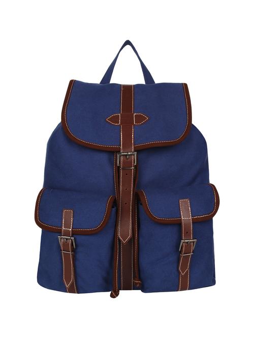 blue canvas backpack - 12155954 - Standard Image - 1