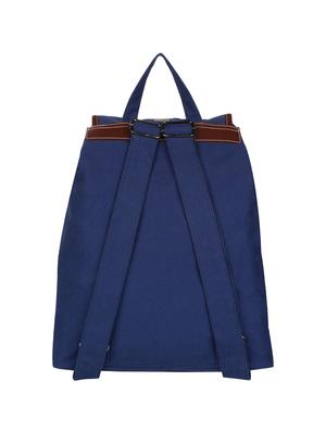 blue canvas backpack - 12155954 - Standard Image - 2