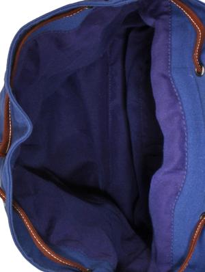blue canvas backpack - 12155954 - Standard Image - 3