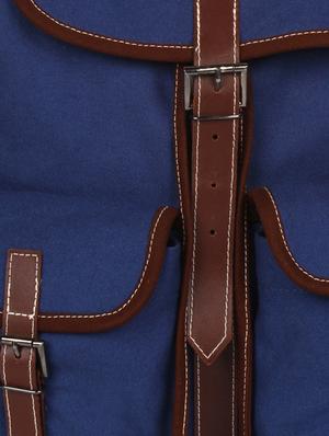 blue canvas backpack - 12155954 - Standard Image - 4