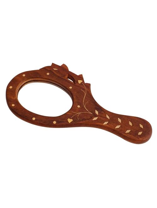 brown wooden mirror - 12163977 - Standard Image - 1