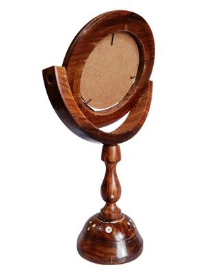 brown wooden mirror - 12163979 - Standard Image - 4