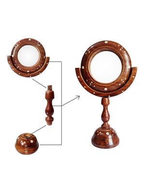 brown wooden mirror - 12163979 - Standard Image - 6