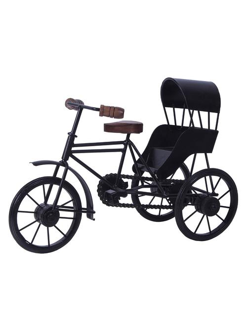 desi karigar home decorative metal art work of miniature rickshaw - 12164272 - Standard Image - 1