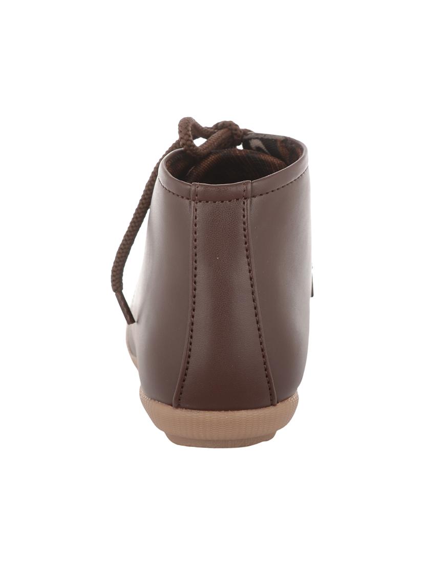 brown leatherette boots - 12165540 - Zoom Image - 3