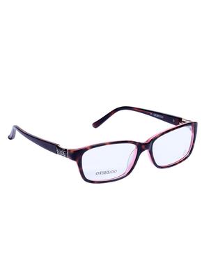 brown plastic cat eyes spectacle frame - 12170058 - Standard Image - 2