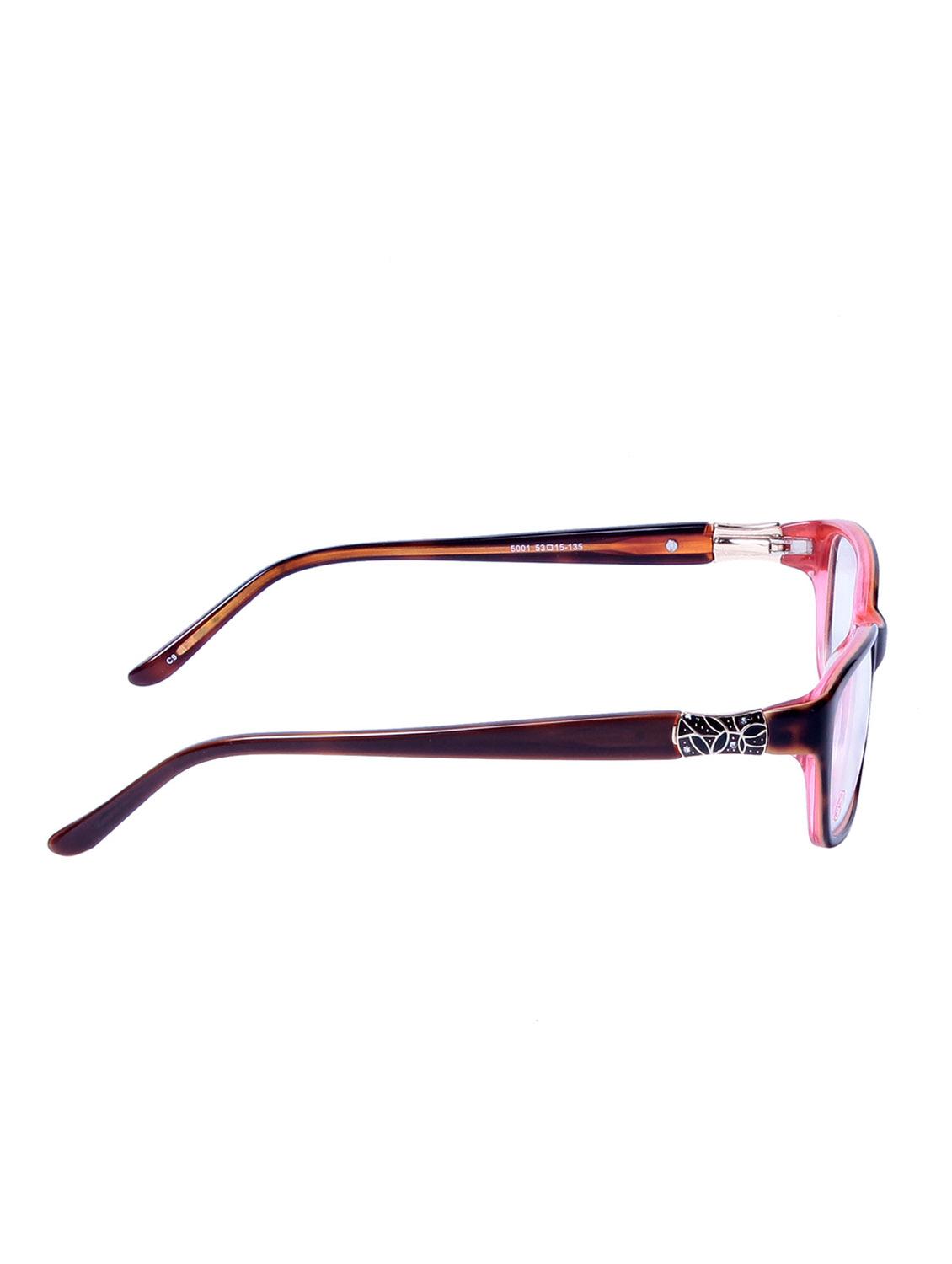 brown plastic cat eyes spectacle frame - 12170058 - Zoom Image - 3