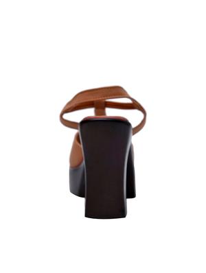 tan back strap sandal - 12170590 - Standard Image - 3