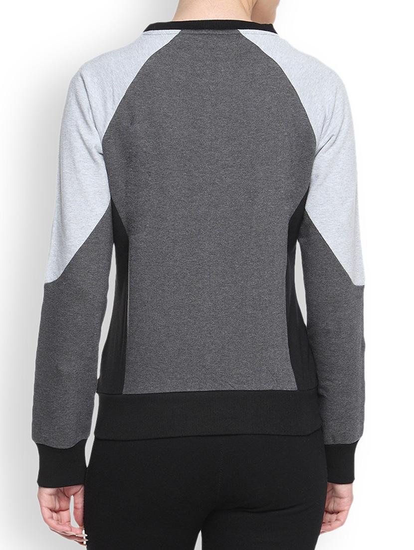 charcoal printed sweatshirt - 1217746 - Zoom Image - 3
