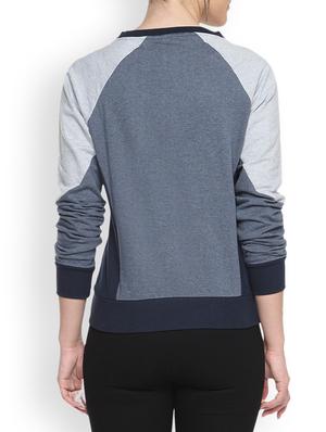 round neck printed sweatshirt - 1217747 - Standard Image - 3