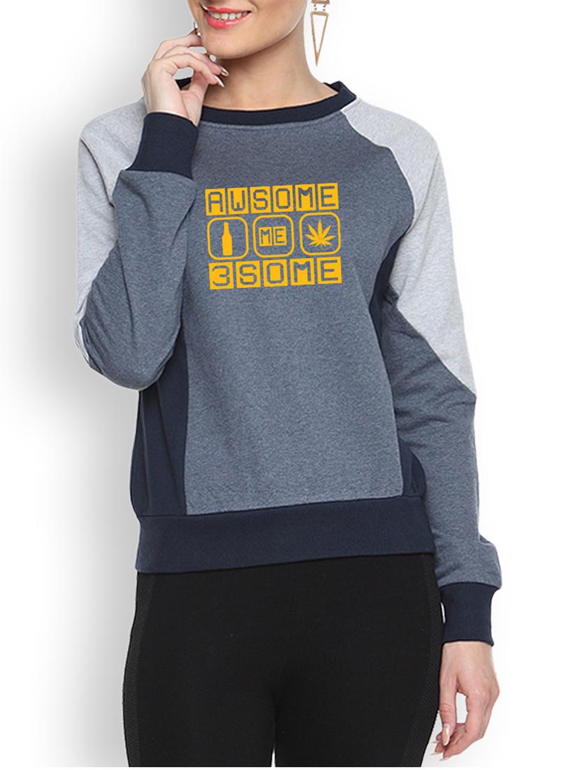 round neck printed sweatshirt - 1217747 - Zoom Image - 1