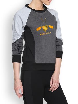 charcoal printed sweatshirt - 1217768 - Standard Image - 2