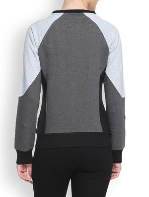 charcoal printed sweatshirt - 1217768 - Standard Image - 4